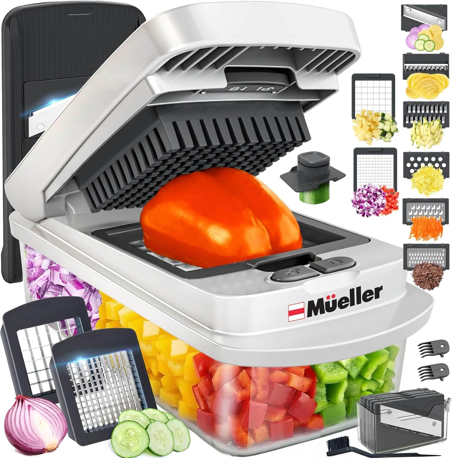 Mueller Pro Chopper Vegetable Chopper Mandoline